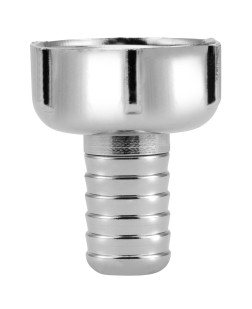 1108-A - BICO PARA TORNEIRA 3/4 COM PORCA CROMADA