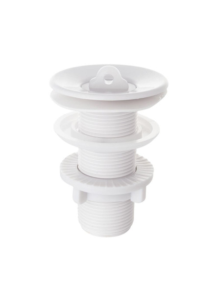 1524 - VALVULA LAVATORIO BRANCA COMPLETA