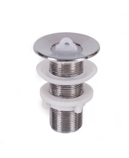 1525 - VALVULA LAVATORIO CROMADA COMPLETA