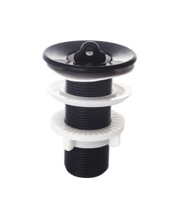 1526 - VALVULA LAVATORIO PRETA COMPLETA