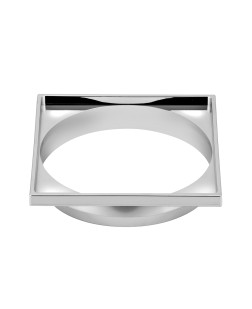 8502-CR - PORTA GRELHA QUADRADA 150X150 CROMADA ABS