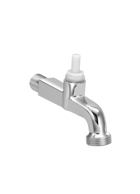 1131 - TORNEIRA QUADRADA PARA PIA BICA CURTA 14 CM