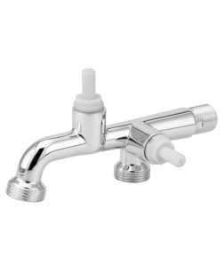 1132 - TORNEIRA REDONDA PARA TANQUE COM SAÍDA PARA MÁQUINA DE LAVAR