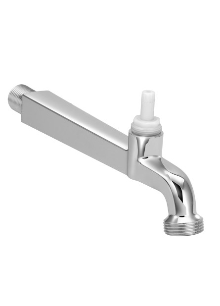 1159 - TORNEIRA QUADRADA PARA PIA BICA LONGA 23 CM