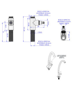 1166-P - CORPO TORN MESA QUADRDA TUBO UNIV PRETO