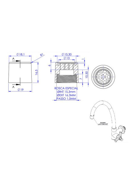 1263 - GUIADOR PARA TUBO 5/8
