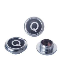 1370-A - BOTÃO CROM. DE PRESSÃO ADESIVO COLOCADO