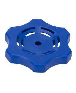 1416 - VOLANTE AZUL PARA REGISTRO DE GAVETA 3/4