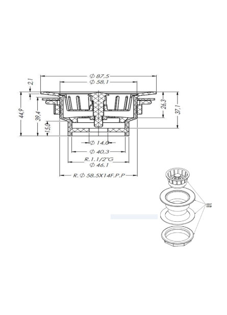 1518 - VALVULA AMERICANA CROMADA
