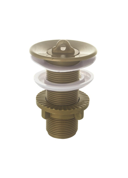 1528 - VALVULA LAVATORIO DOURADA COMPLETA