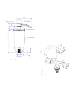 1800 - COPO DE FILTRO COM VELA BLINDADA