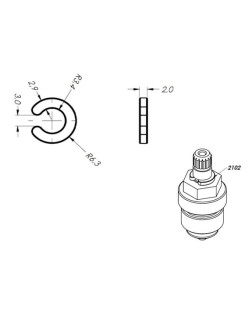 2102 - TRAVA ACETAL P/ MECANISMO