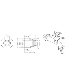 2120 - CANOPLA MVI CROMADA