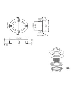 2295-B - PORCA ARRUELA 7/8” ACETAL BRONZE