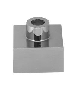243 - CANOPLA 1.1/2” CROMADA QUADRADA C-50