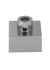 243 - CANOPLA 1.1/2” CROMADA QUADRADA C-50 