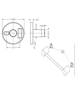 2459-P - CONEXÃO P/ ACAB. NYLON MENOR