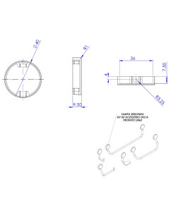 2462 - TAMPA REDONDA KIT DE ACESSÓRIO DECA