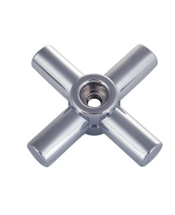 2492 - VOLANTE ABS CROMADO CRUZ DE MALTA