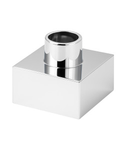 250 - CANOPLA 1 1/2 DOCOL QUADRADA CROMADA