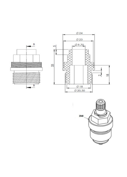 2548 - CASTELO DE POLIACETAL