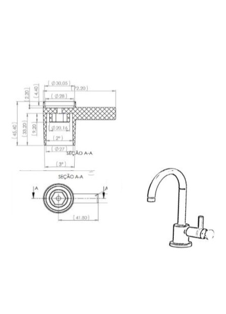 2731 - VOLANTE C-60 ABS CROMADO