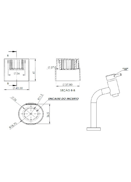 2733 - VOLANTE PARA TORNEIRA LINK CROMADO