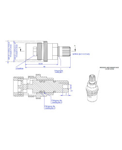 2816 - MECANISMO M18 1/4 VOLTA