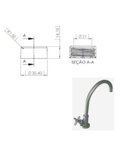 2888 - CANOPLA KELLY METAIS