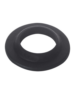 394 - ARRUELA PVC PRETA P/ VALVULA DE LAVATÓRIO