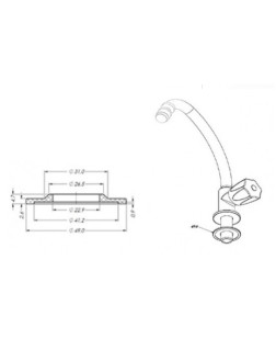 494 - ARRUELA POLIET. ½” P/ 1194
