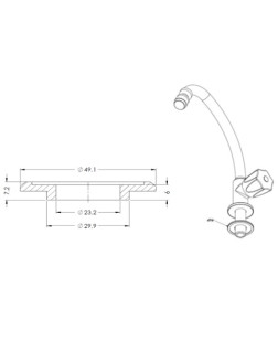 497 - ARRUELA PVC. ½” P/ 1194