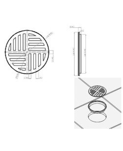5504 - GRELHA 150MM PRETA