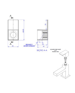586 - VOLANTE CUBO HASTE C-91
