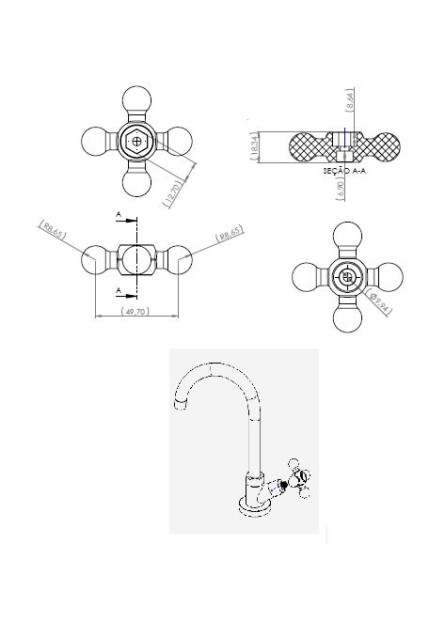 668 - VOLANTE CRUZETA C-52