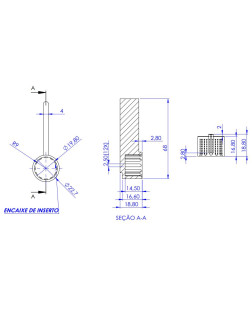 701 - ALAVANCA CELITE MENOR 