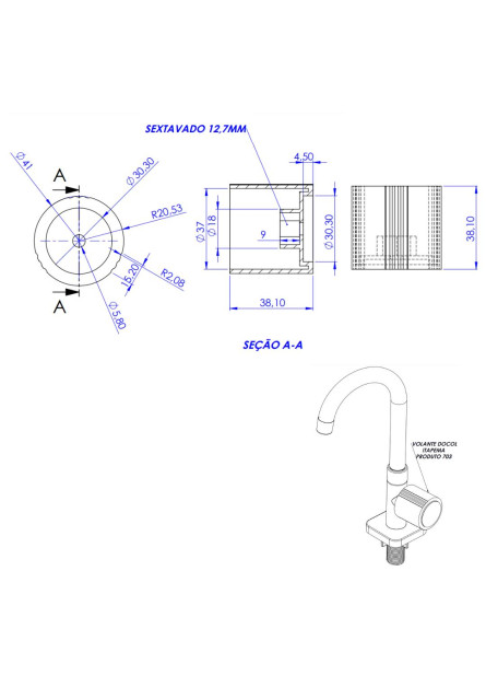 703 - VOLANTE DOCOL ITAPEMA