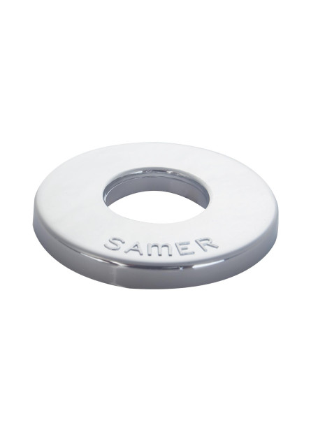 744-M - CANOPLA SLIM ABS CROMADA COM MARCA