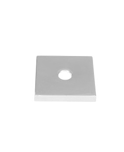 746 - CANOPLA ACESSÓRIO QUADRADO CROMADA