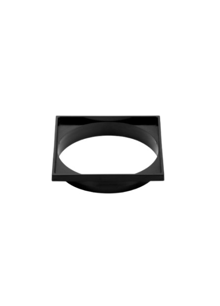 8500-PR - PORTA GRELHA QUADRADA 100X100 PRETA ABS