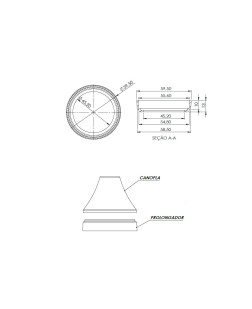 873 - PROLONGADOR DE CANOPLA BASE DOCOL 3/4