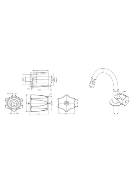 965 - VOLANTE CROMADO C-50