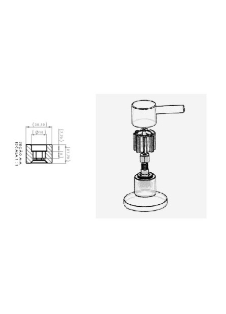 973 - INSERTO ABS PARA VOLANTE REDONDO