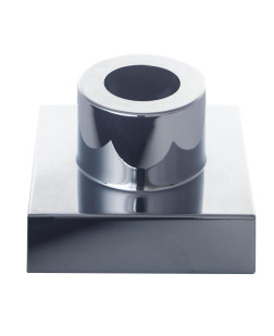 996 - CANOPLA ABS CROMADA QUADRADA P/ REG. 1416